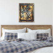 Kreuz der Apokalypse Leinwanddruck (Insitu (Schlafzimmer))