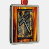 Kreuz der Apokalypse Ornament Aus Metall (Rechts)