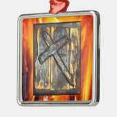 Kreuz der Apokalypse Ornament Aus Metall (Links)