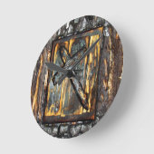 Kreuz der Apokalypse Runde Wanduhr (Winkel)