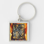 Kreuz der Apokalypse Schlüsselanhänger (Vorne)