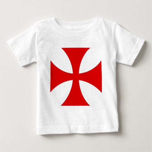 Kreuz der Ritter Templar Baby T-shirt (Vorderseite)