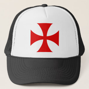 Kreuz der Ritter Templar Truckerkappe