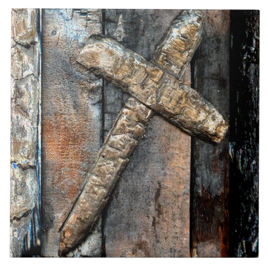 Kreuz der Stärke Fliese (Vorderseite)