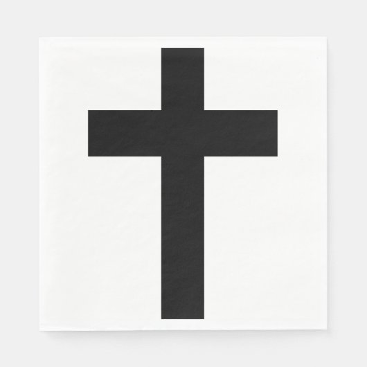 Kreuz des Christentums Serviette (Vorderseite)