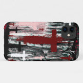 Kreuz des gequetschten Mauspads Case-Mate iPhone Hülle (Rückseite (Horizontal))