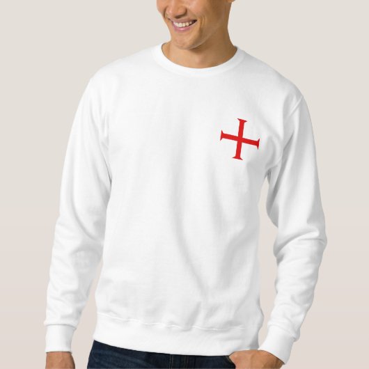 Kreuz des Rotes Sweatshirt (Vorderseite)