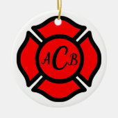 Kreuz des St. Florian (Art. 1) Keramik Ornament (Vorne)