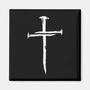 Kreuz Drei Nägel Christlich Vintage 1 Kreuz 3 Nage Magnet