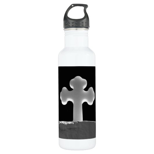 Kreuz Edelstahlflasche (Vorderseite)