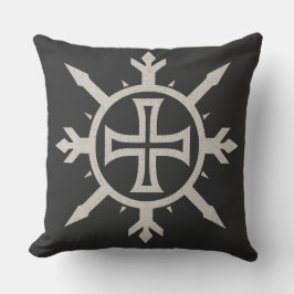 "Kreuz-Emblem" Kissen