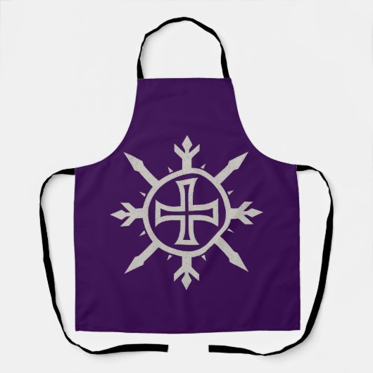 "Kreuz-Emblem" Schürze (Vorderseite)