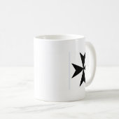 Kreuz (Entwurf B) Kaffeetasse (VorderseiteRechts)