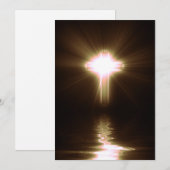 Kreuz Feiertagskarte (Vorne/Hinten)