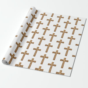 Kreuz-Freiheit-Christliche-Geschenkpapier Geschenkpapier