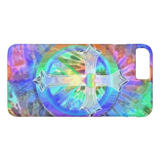 Kreuz, Friedenszeichen Case-Mate iPhone Hülle (Rückseite (Horizontal))