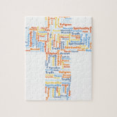 Kreuz gemacht von den Wörtern Puzzle (Vertikal)