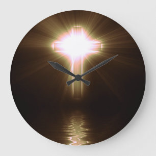 Kreuz Große Wanduhr