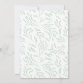 Kreuz & Grün Foto in der Erinnerung Ankündigung (Rückseite)