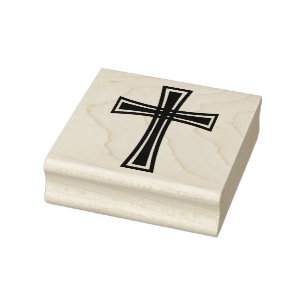 Kreuz Gummistempel
