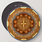 Kreuz helle Rundschmuck Button (Vorne & Hinten)