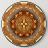 Kreuz helle Rundschmuck Button (Vorderseite)