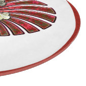 Kreuz-Herz (Personalisiertes Plättchen) Schneidebrett (Ecke)