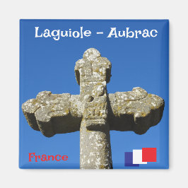 Kreuz im Dorf Laguiole Magnet