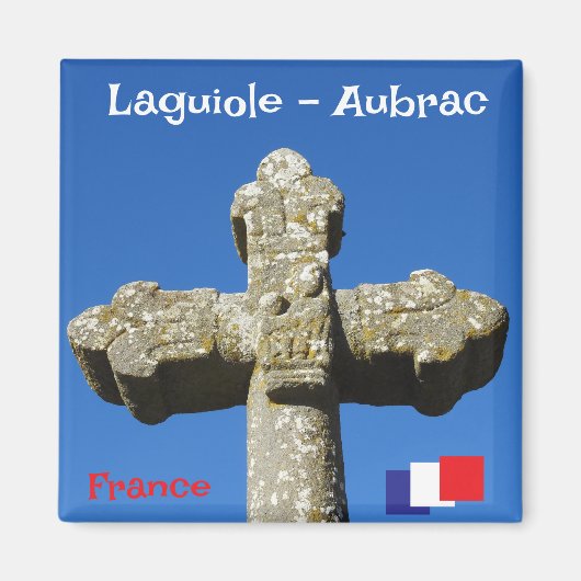 Kreuz im Dorf Laguiole Magnet (Vorne)