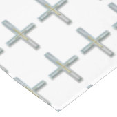 Kreuz im Glauben Tischdecke (Schrägansicht)