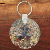 Kreuz im Wald Schlüsselanhänger (Vorderseite)