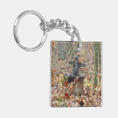 Kreuz im Wald Schlüsselanhänger (Vorderseite links)
