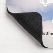 Kreuz in Cloudy Sky Auferstehung Blue Oaster Gesch Mousepad (Ecke)