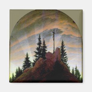 Kreuz in den Bergen, Friedrich Magnet