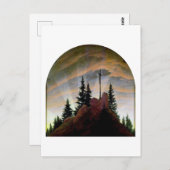 Kreuz in den Bergen, Friedrich Postkarte (Vorne/Hinten)