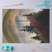 Kreuz in den Bergen, Friedrich Seidenpapier (Basteln)