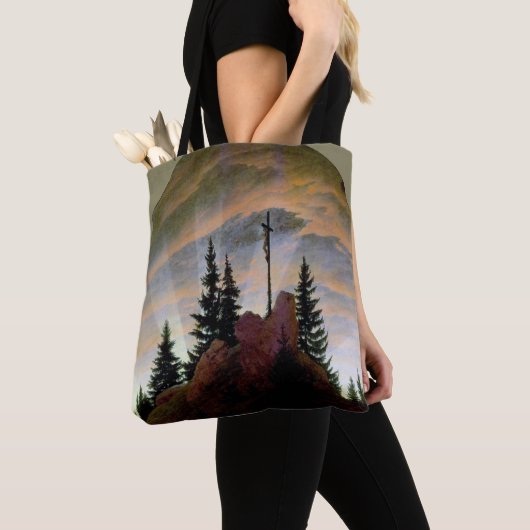 Kreuz in den Bergen, Friedrich Tasche (Von Nahem)