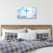 Kreuz in den Wolken Leinwanddruck (Insitu (Schlafzimmer))