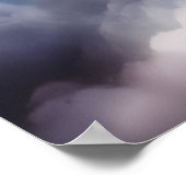 Kreuz in den Wolken Poster (Ecke)