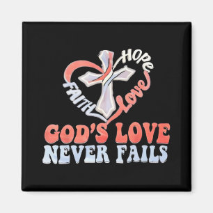 Kreuz In Herz Hoffnung Liebe Glaube Gottes Liebe v Magnet
