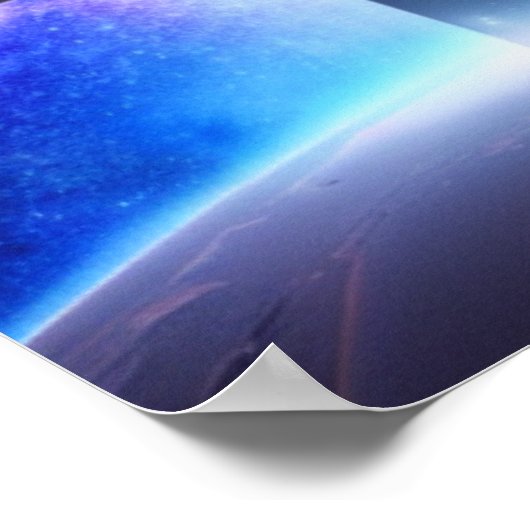 Kreuz in Nebula-Poster Poster (Ecke)