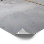 Kreuz in Sand Poster (Ecke)