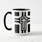 Kreuz innerhalb eines Kreuzes Tasse (Links)