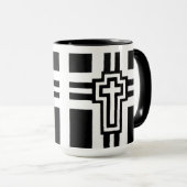 Kreuz innerhalb eines Kreuzes Tasse (VorderseiteRechts)