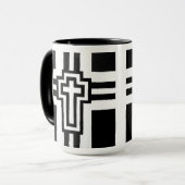 Kreuz innerhalb eines Kreuzes Tasse (Vorderseite Links)