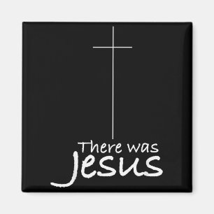 Kreuz Jesus Lustig Da war Jesus Christlich Religiö Magnet