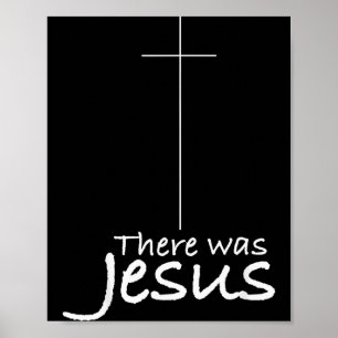 Kreuz Jesus Lustig Da War Jesus Christlich Religiö Poster