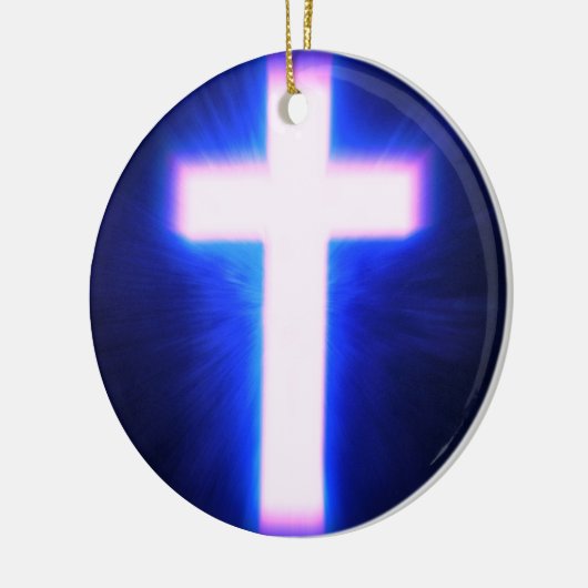 Kreuz Keramik Ornament (Links)