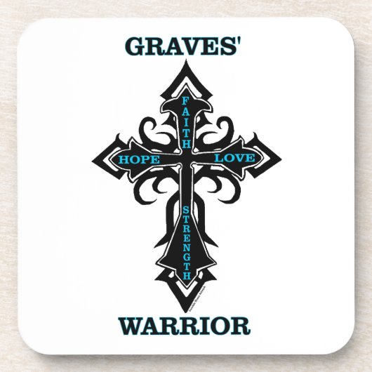 Kreuz/Krieger...Graves' Untersetzer (Vorderseite)
