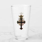 Kreuz & Kronen Glas (Vorderseite)